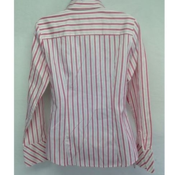 Talbots Stripe Button Front Button Cuff - Picture 3 of 5
